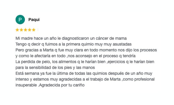 Testimonio Paqui